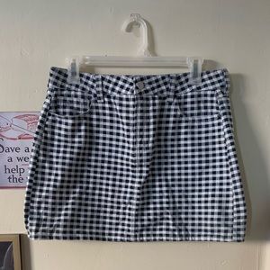 Pacsun checkered mini skirt